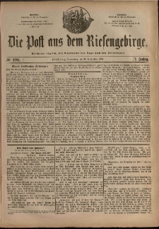 Die Post aus dem Riesengebirge, 1886, nr 228