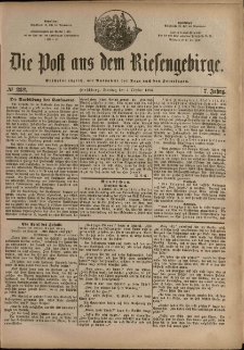 Die Post aus dem Riesengebirge, 1886, nr 232