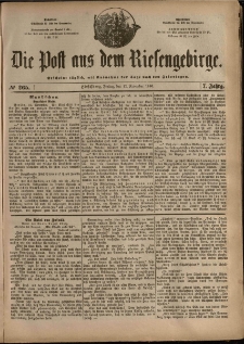 Die Post aus dem Riesengebirge, 1886, nr 265