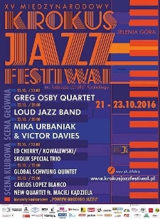 XV Międzynarodowy Krokus Jazz Festiwal - plakat [Dokument życia społecznego]