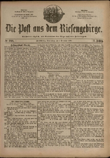 Die Post aus dem Riesengebirge, 1886, nr 288