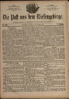 Die Post aus dem Riesengebirge, 1886, nr 297