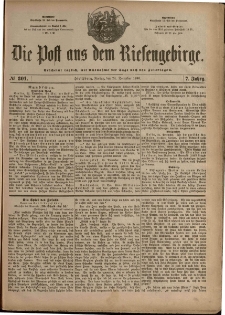 Die Post aus dem Riesengebirge, 1886, nr 301