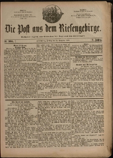 Die Post aus dem Riesengebirge, 1886, nr 306