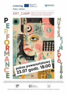 ART_CAMP. Polsko - niemieckie warsztaty artystyczne = Deutsch - polnische Kunstworkshop - plakat [Dokument życia społecznego]