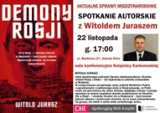 Spotkanie autorskie z Witoldem Juraszem - plakat [Dokument życia społecznego]