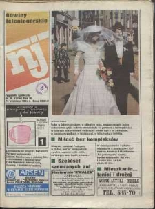 Nowiny Jeleniogórskie : tygodnik społeczny, R. 36, 1994, nr 39 (1794)