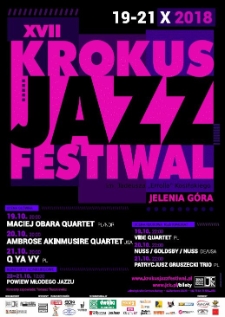 XVII Krokus Jazz Festiwal - plakat [Dokument życia społecznego]