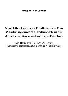 Vom Sühnekreuz zum Friedhofsmal [Dokument elektroniczny]