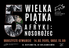 Wielka piątka Afryki : nosorożec - plakat [Dokument życia społecznego]