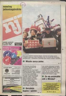 Nowiny Jeleniogórskie : tygodnik społeczny, R. 38, 1996, nr 2 (1961)