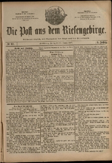 Die Post aus dem Riesengebirge, 1887, nr 17