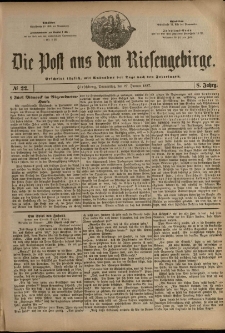 Die Post aus dem Riesengebirge, 1887, nr 22