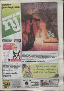 Nowiny Jeleniogórskie : tygodnik społeczny, R. 38, 1996, nr 14 (1973)