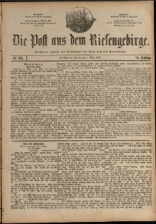 Die Post aus dem Riesengebirge, 1887, nr 53