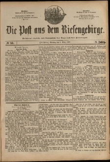 Die Post aus dem Riesengebirge, 1887, nr 55