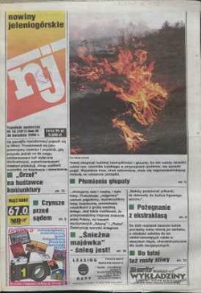 Nowiny Jeleniogórskie : tygodnik społeczny, R. 38, 1996, nr 18 (1977)
