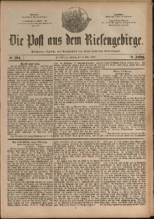 Die Post aus dem Riesengebirge, 1887, nr 104