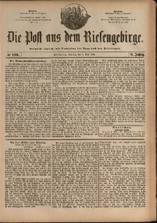 Die Post aus dem Riesengebirge, 1887, nr 106