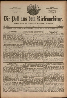 Die Post aus dem Riesengebirge, 1887, nr 123