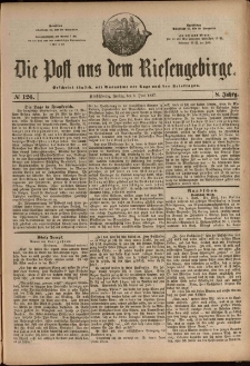 Die Post aus dem Riesengebirge, 1887, nr 126