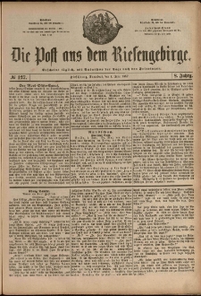 Die Post aus dem Riesengebirge, 1887, nr 127