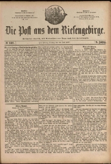 Die Post aus dem Riesengebirge, 1887, nr 132