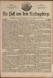 Die Post aus dem Riesengebirge, 1887, nr 133