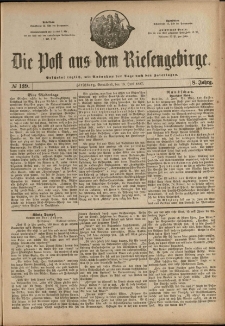 Die Post aus dem Riesengebirge, 1887, nr 139