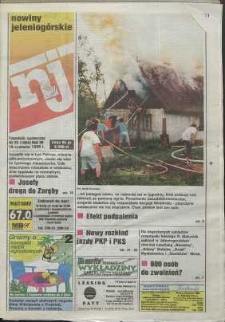 Nowiny Jeleniogórskie : tygodnik społeczny, R. 38, 1996, nr 25 (1984)