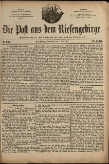 Die Post aus dem Riesengebirge, 1887, nr 155