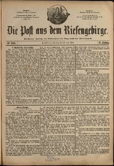 Die Post aus dem Riesengebirge, 1887, nr 158