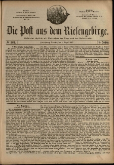 Die Post aus dem Riesengebirge, 1887, nr 183