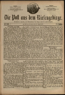 Die Post aus dem Riesengebirge, 1887, nr 187