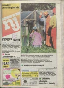 Nowiny Jeleniogórskie : tygodnik społeczny, R. 38, 1996, nr 30 (1989)