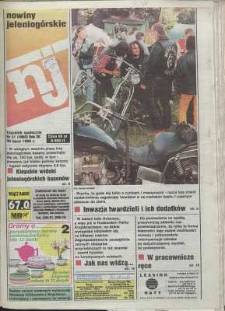 Nowiny Jeleniogórskie : tygodnik społeczny, R. 38, 1996, nr 31 (1990)
