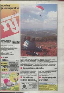 Nowiny Jeleniogórskie : tygodnik społeczny, R. 38, 1996, nr 32 (1991)