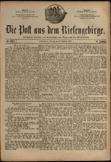 Die Post aus dem Riesengebirge, 1887, nr 252