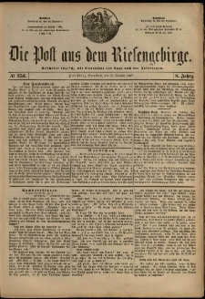 Die Post aus dem Riesengebirge, 1887, nr 253