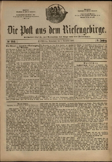 Die Post aus dem Riesengebirge, 1887, nr 283