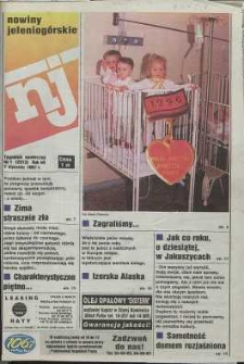 Nowiny Jeleniogórskie : tygodnik społeczny, R. 40, 1997, nr 1 (2013)