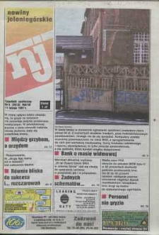 Nowiny Jeleniogórskie : tygodnik społeczny, R. 40, 1997, nr 6 (2018)