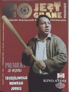 Co Jest Grane : wrocławski miesięcznik kulturalno-informacyjny, 1997, nr 9 (43)