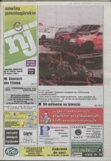Nowiny Jeleniogórskie : tygodnik społeczny, R. 40, 1997, nr 12 (2024)