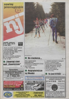 Nowiny Jeleniogórskie : tygodnik społeczny, R. 40, 1997, nr 18 (2030)