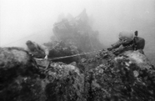 Szkoła Górska Przewodników PTTK - ćwiczenia koło Samotni (fot. 1) [Dokument ikonograficzny]