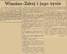 Wieniec Zdr&oacute;j i jego życie