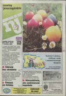 Nowiny Jeleniogórskie : tygodnik społeczny, R. 41, 1998, nr 14 (2077)