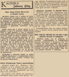 Kronika Jeleniej Góry : zbyt droga Szkoła Muzyczna w Jeleniej Górze
