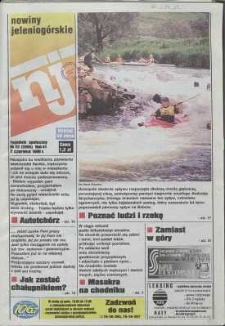 Nowiny Jeleniogórskie : tygodnik społeczny, R. 41, 1998, nr 22 (2085)